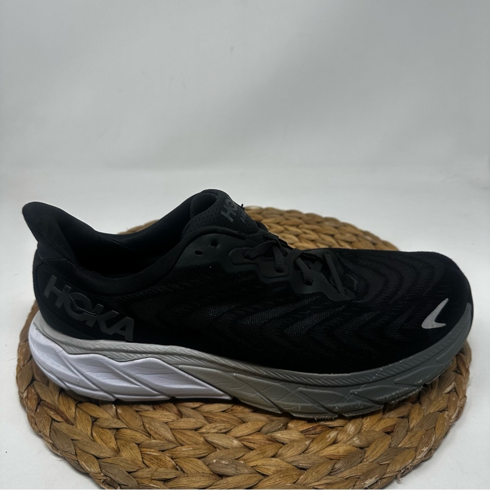 Hoka Black and Gray Men's Athletic Running Shoe